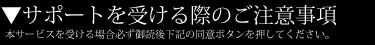 サポートを受ける際のご注意事項