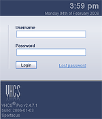 VHCS2ログイン画面イメージ